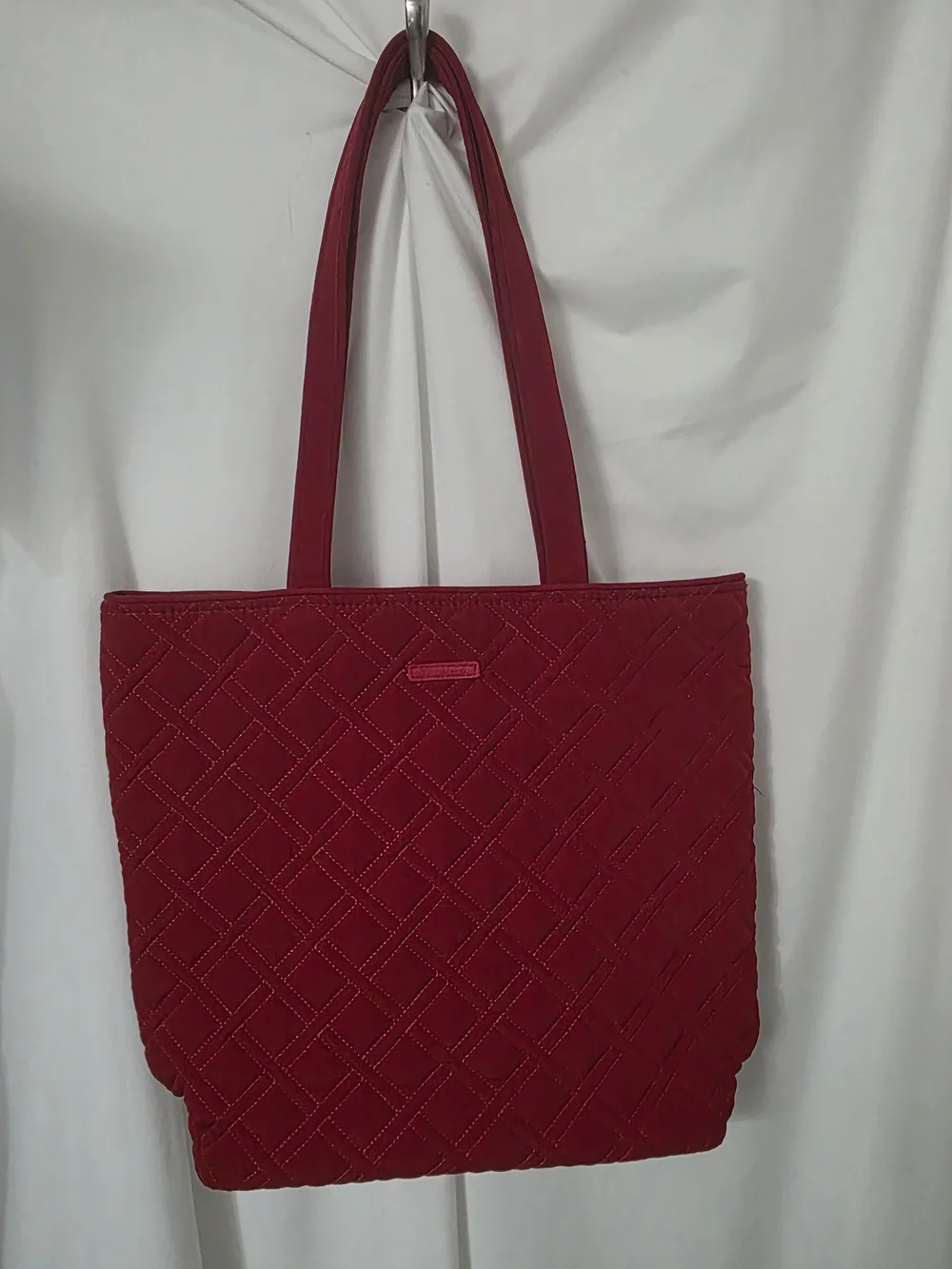 Vera Bradley Quilted Deep Red Tote